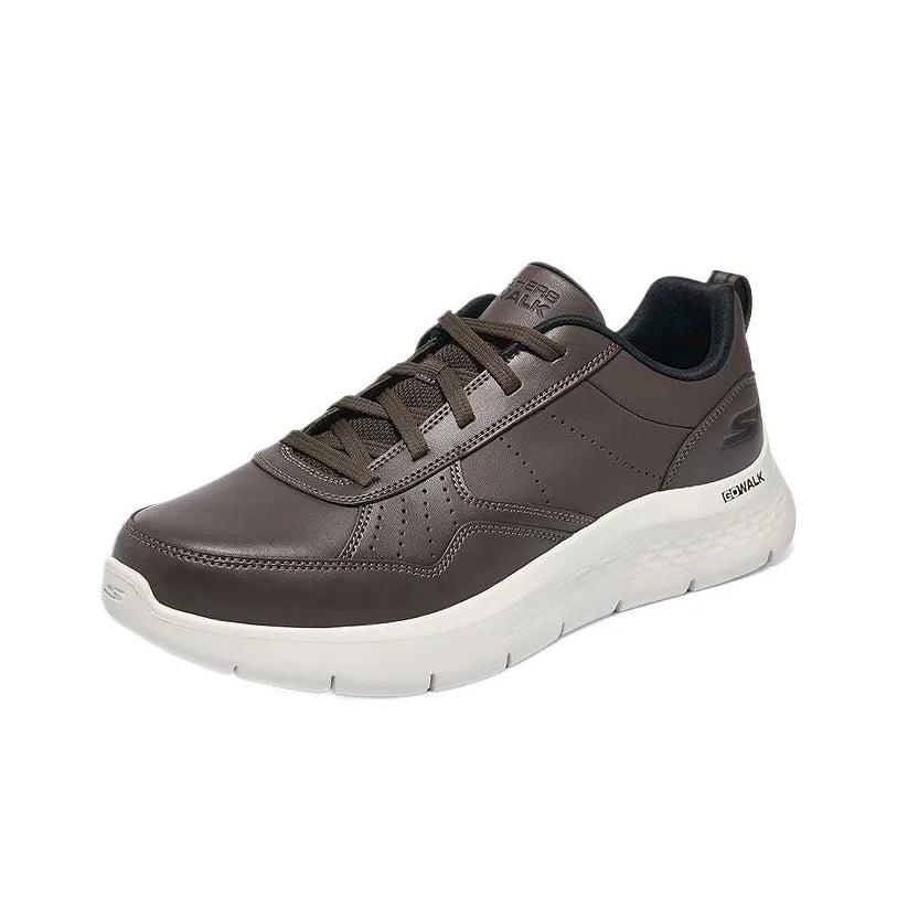 Skechers Go Walk Flex lace-up walking shoes Brown color