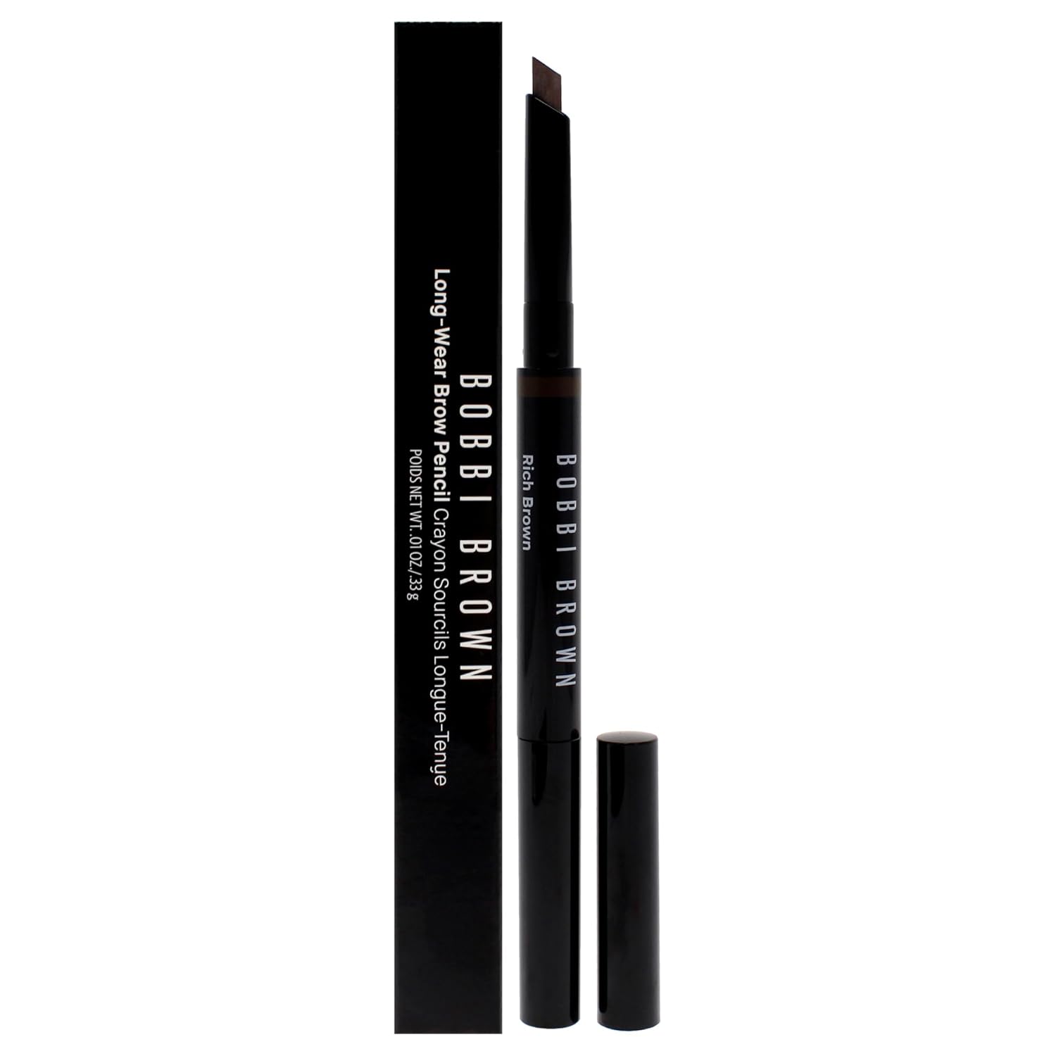 BOBBI BROWN long wear brow pencil rich brown 8