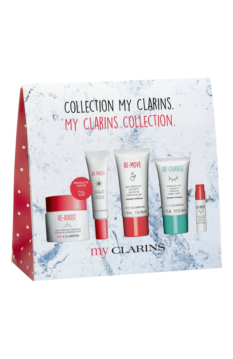 Clarins My Clarins Collection Essentials Gift Set featuring skincare products