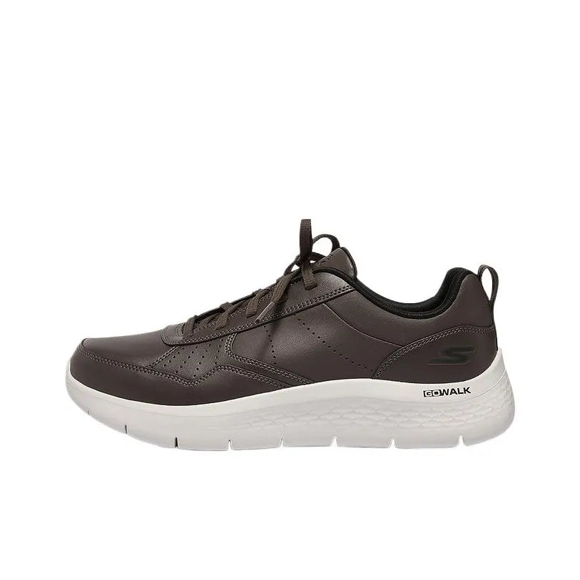 Skechers Go Walk Flex lace-up walking shoes Brown color