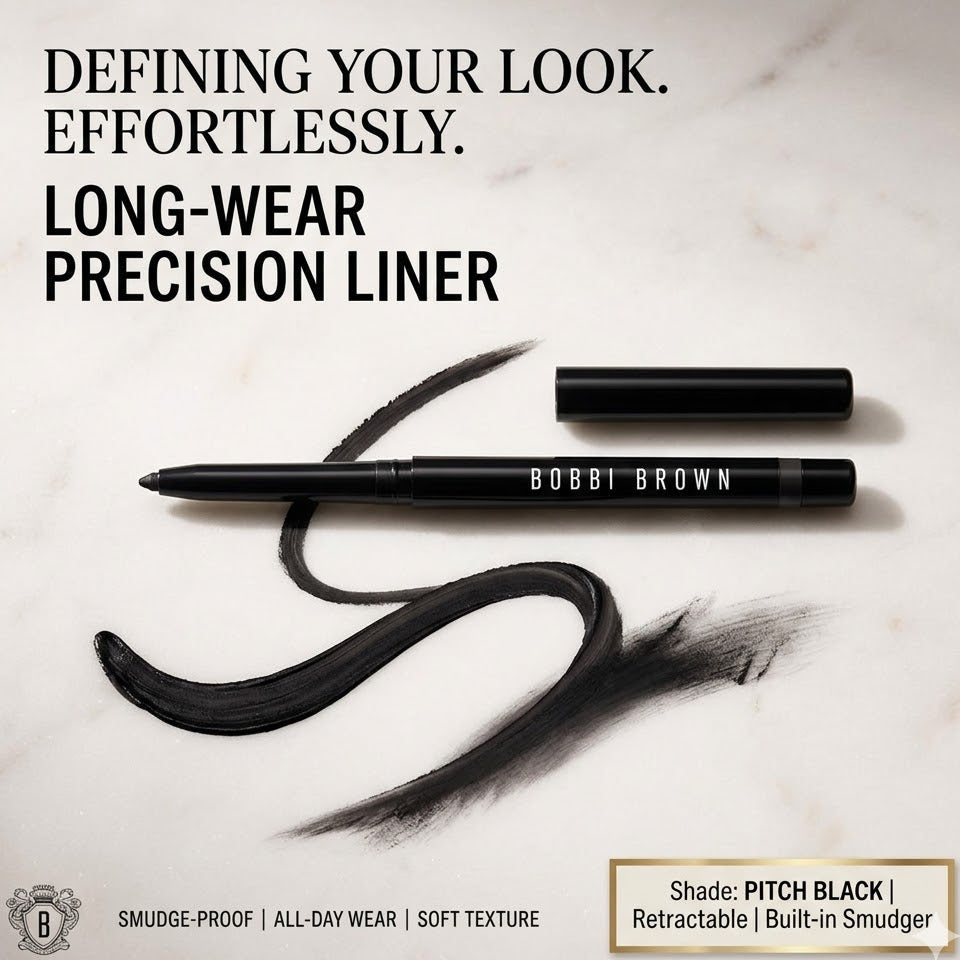 Bobbi Brown Perfectly Defined Gel Eyeliner pencils Pitch Black 1