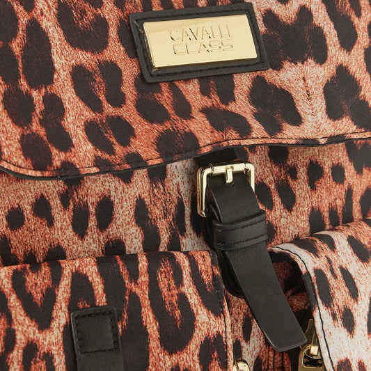 Cavalli Class animal print backpack.