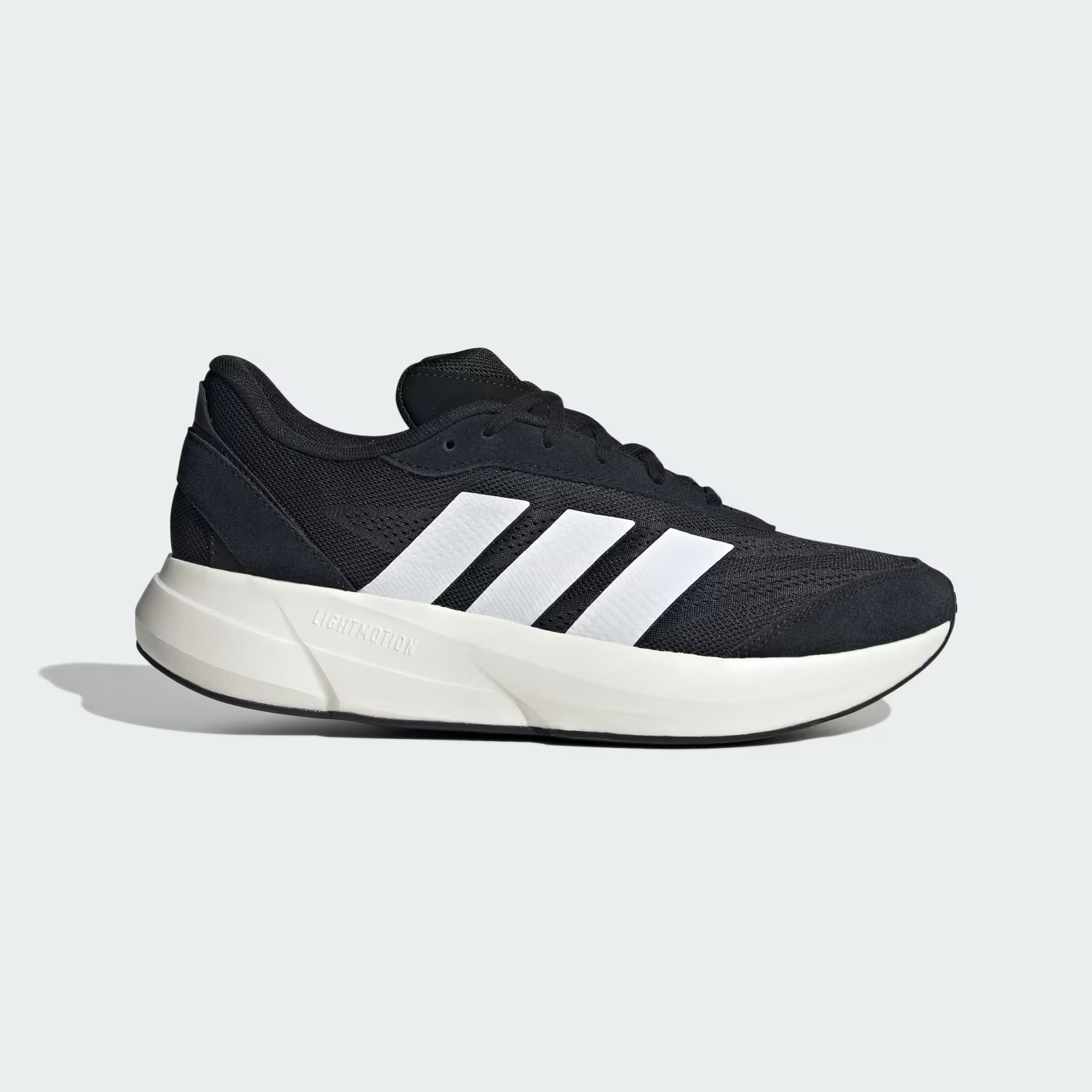 Adidas Lightshift running shoes in black and white For Mens.