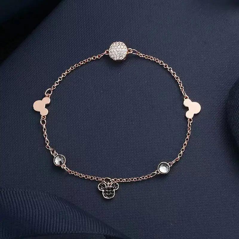 WAROVSKI Crystal Authentic Remix Collection Mickey Strand Bracelet