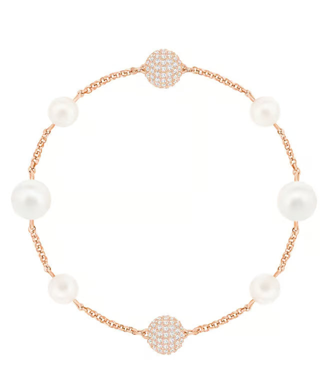 SWAROVSKI White Remix Pearl Strand Bracelet
