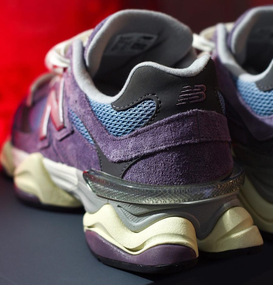 New Balance 9060 Shadow Purple and blue mesh upper