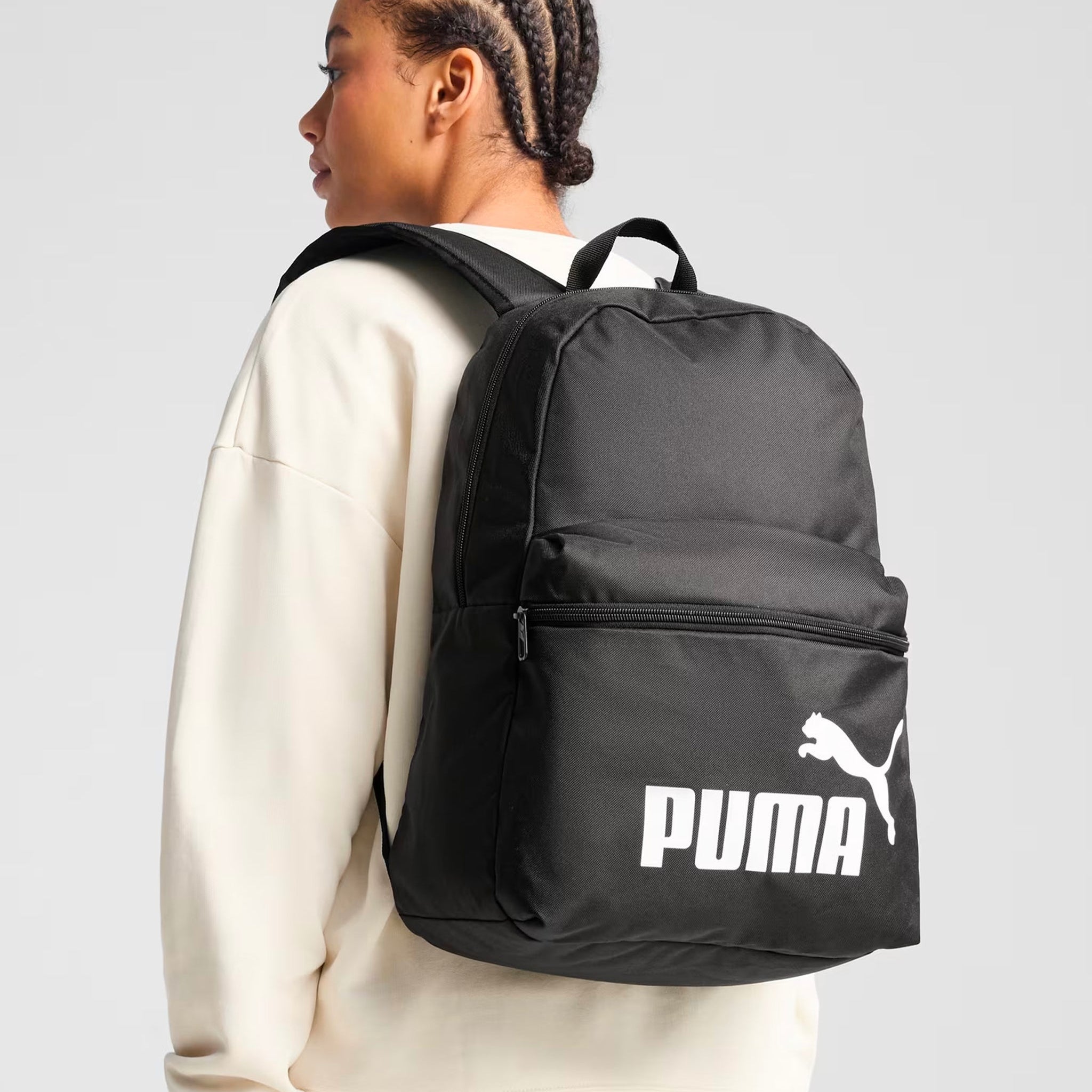 Puma Logo Printed Zippered Backpack Set