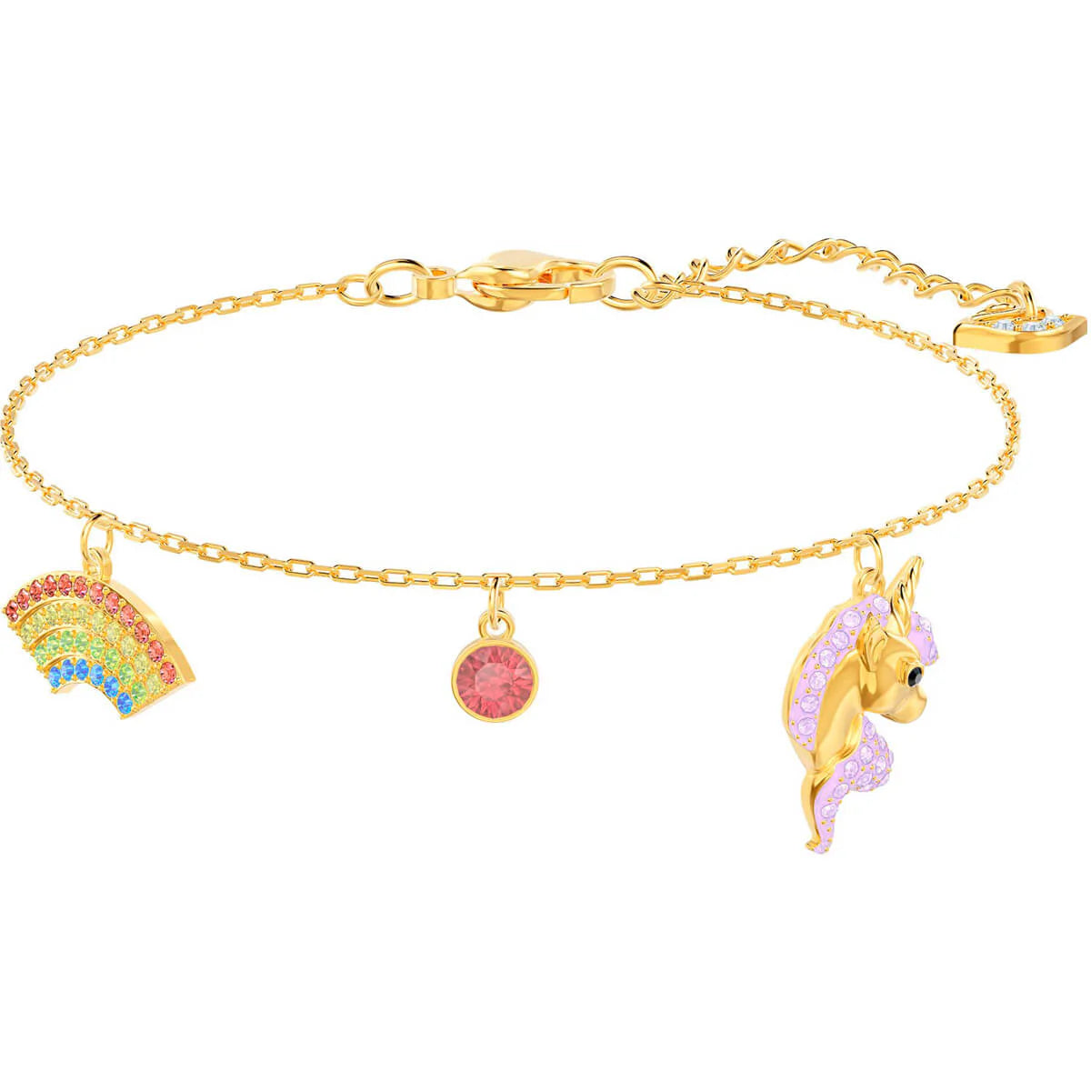 Swarovski unicorn charm bracelet