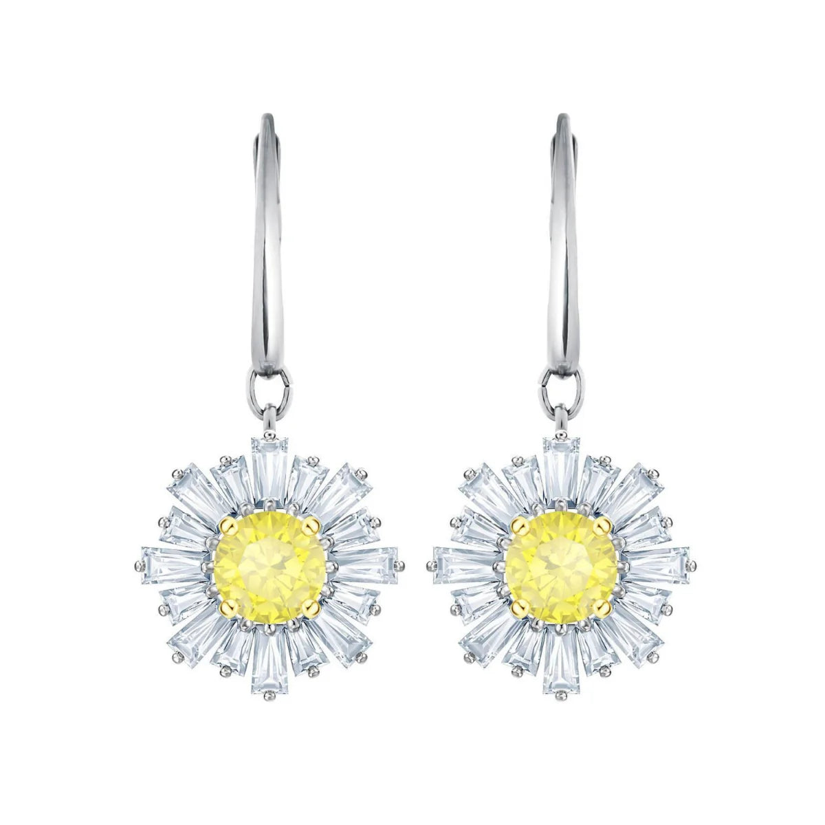 Swarovski Sunshine Pierced Drop Earrings