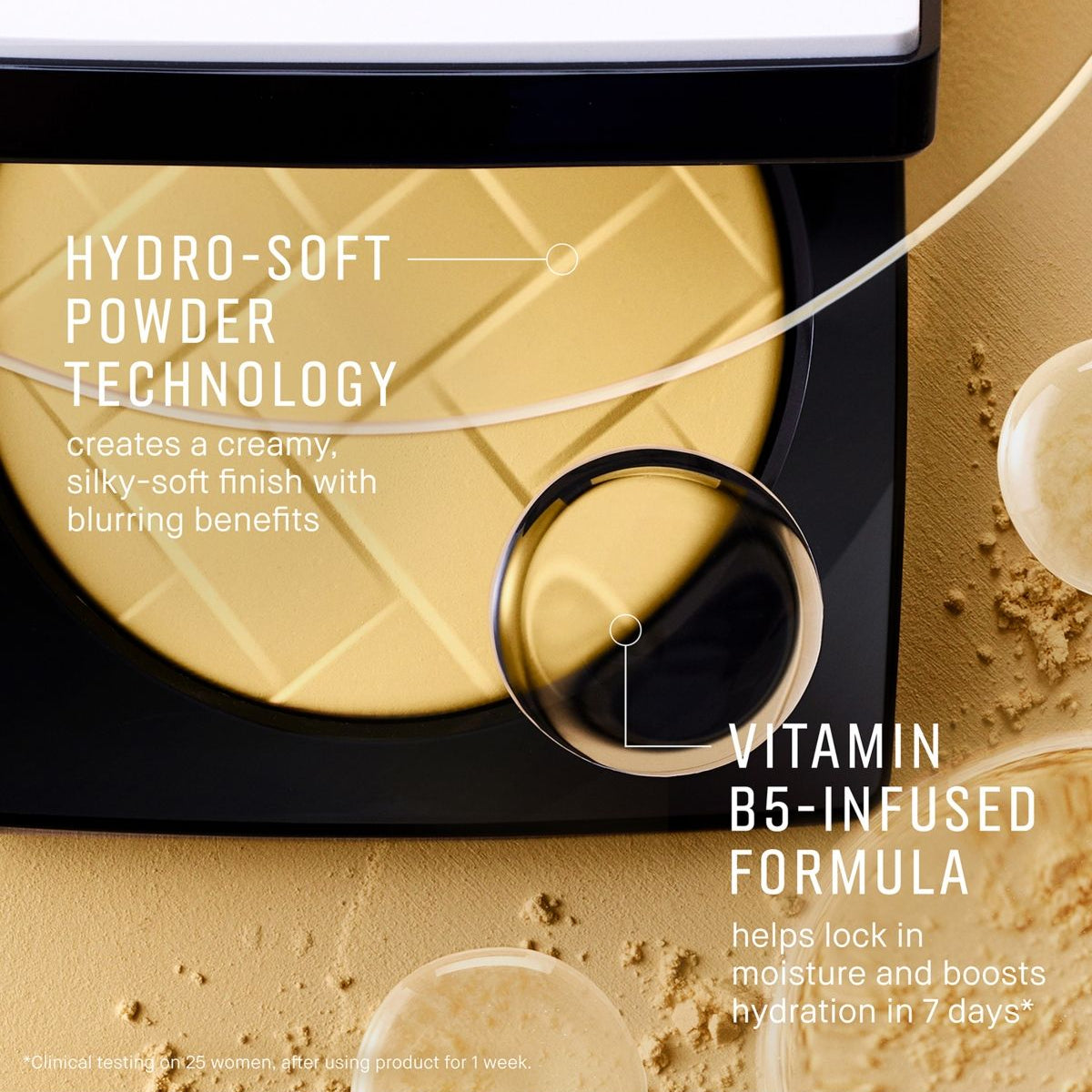 Bobbi Brown Vitamin Enriched Pressed Powder in the color Yellow.