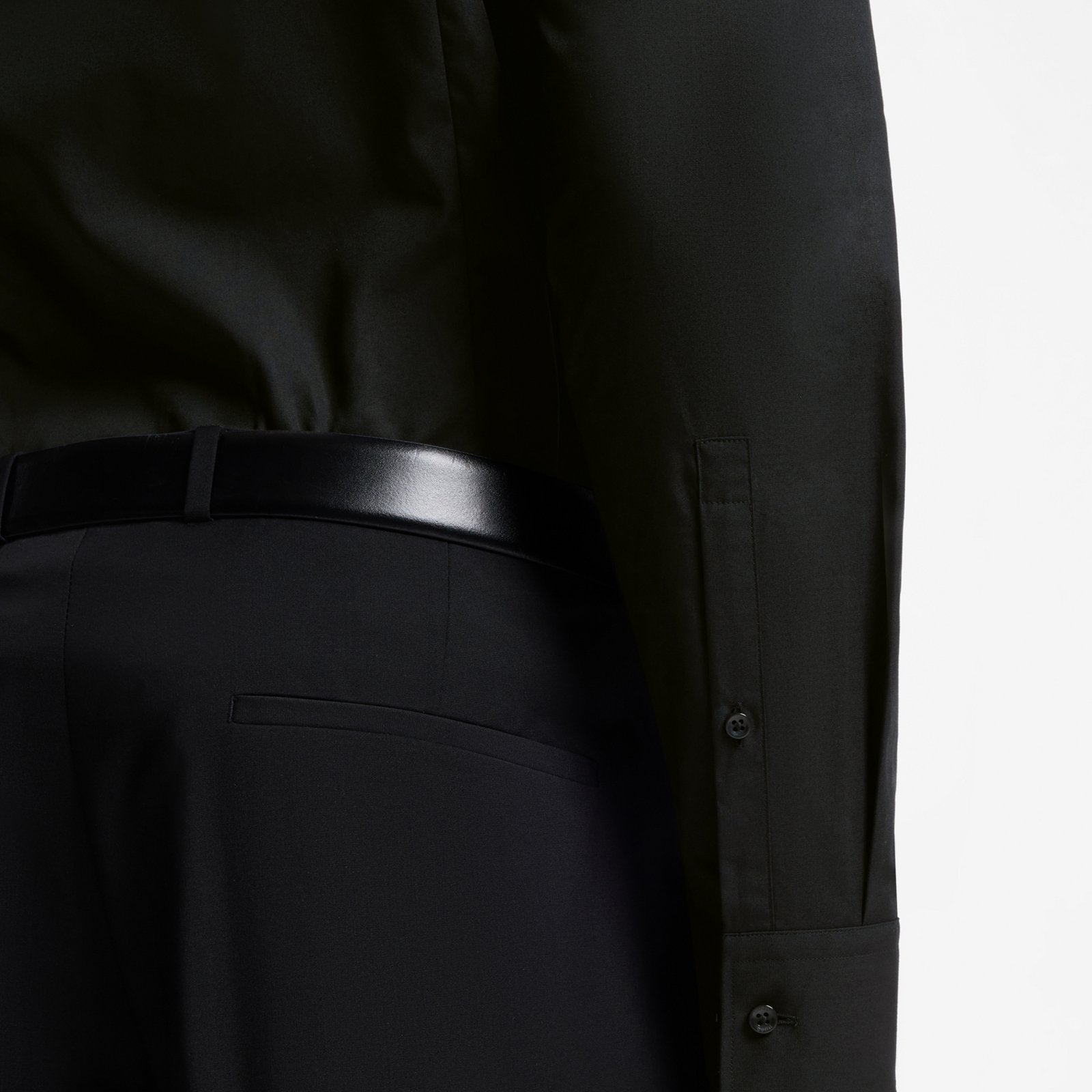 HUGO Slim-fit shirt in easy-iron cotton poplin