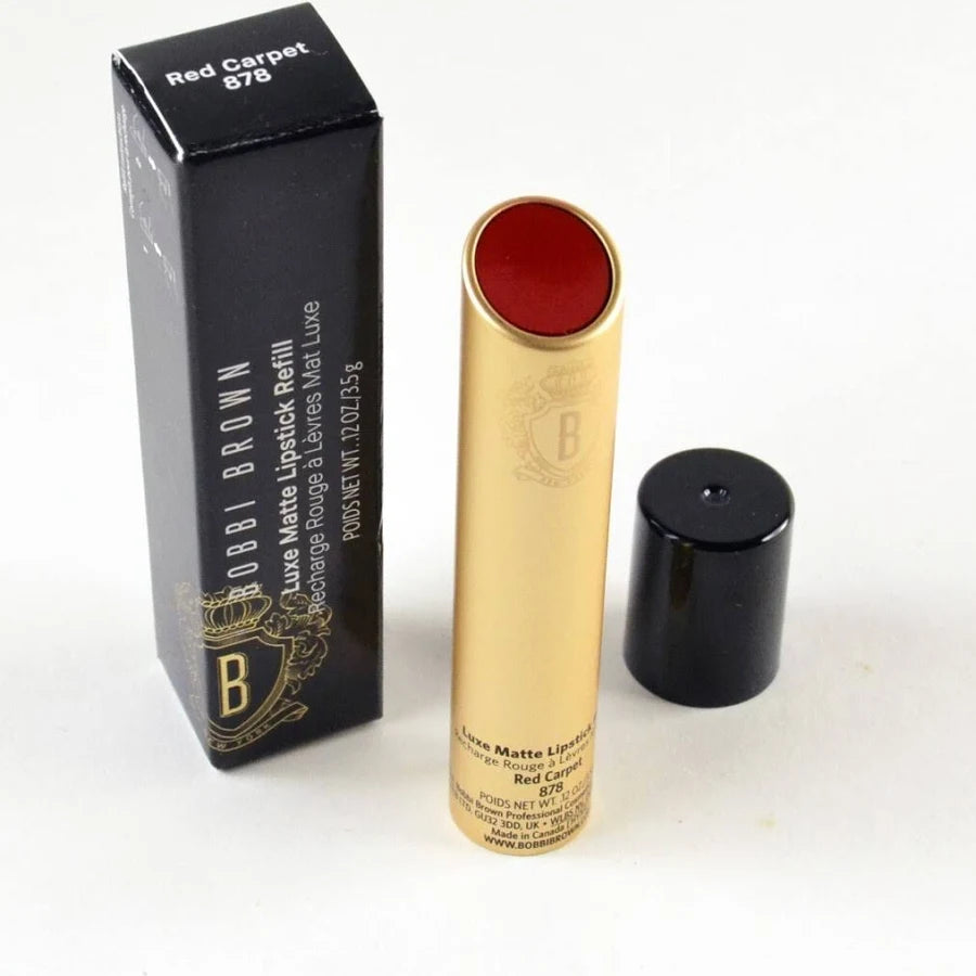 BOBBI BROWN luxe matte lipstick refill Red Carpet 878
