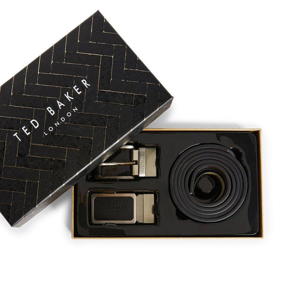Ted Baker Rate Casual Belt In A Box Black